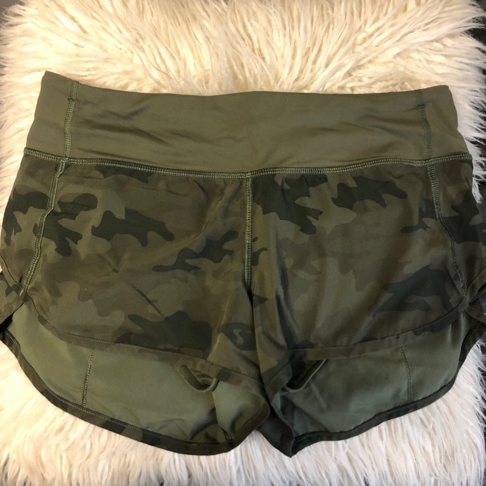Lululemon running shorts.